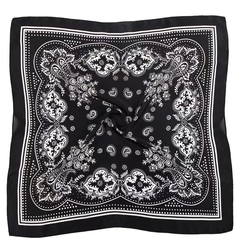 Bandana Silk-Blend Scarf