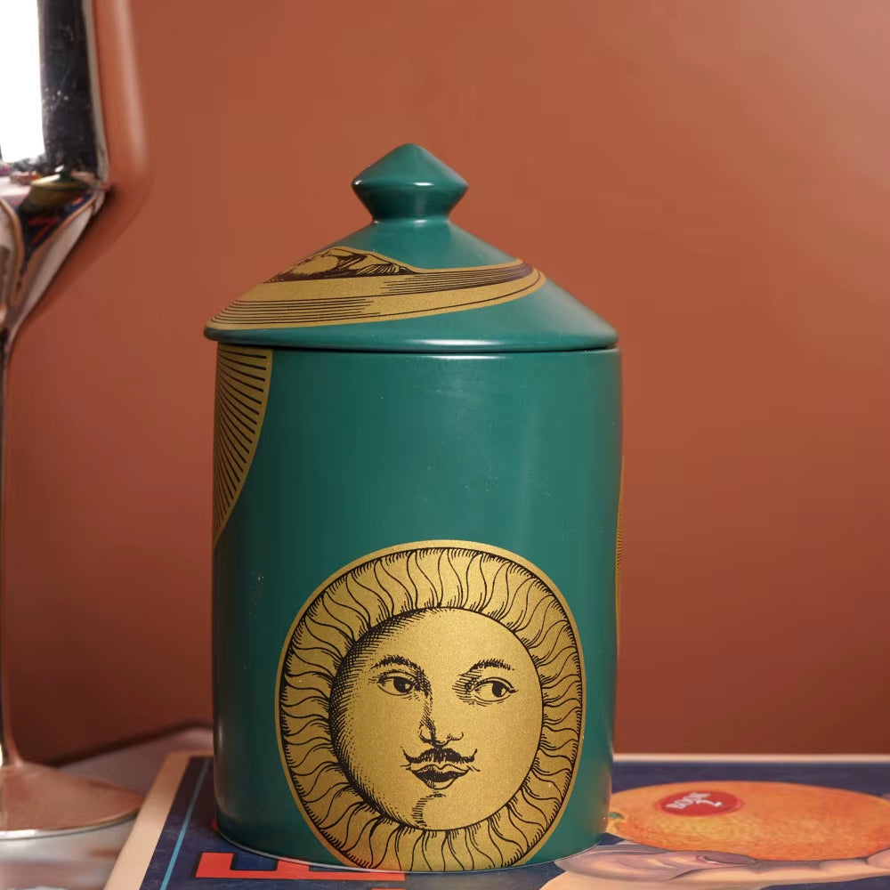 Designer Scented Candle in Ceramic Jar