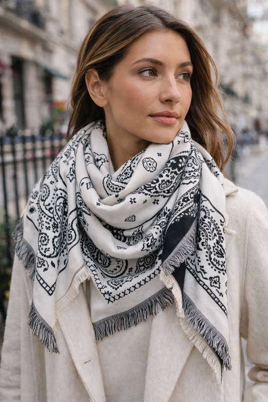 The Heritage Bandana Wrap Scarf