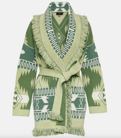 The Sage Canyon Fringe Cardigan