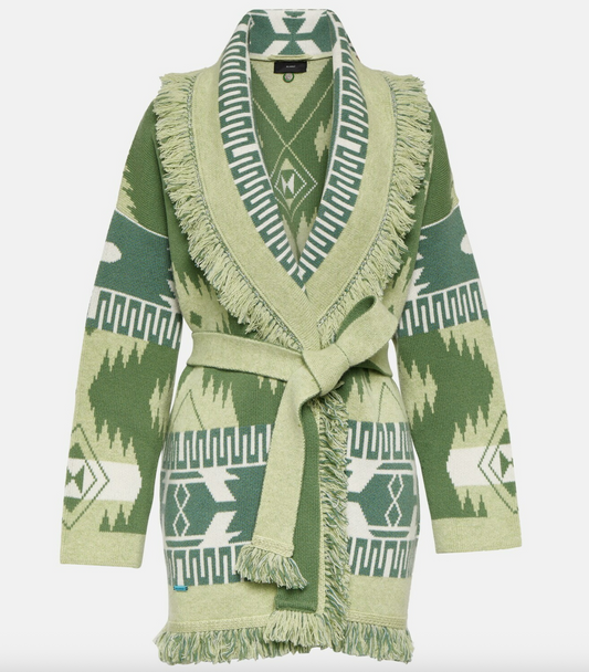 The Sage Canyon Fringe Cardigan