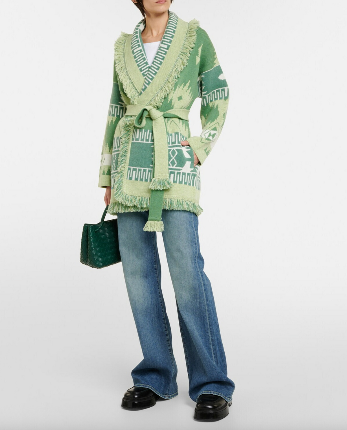 The Sage Canyon Fringe Cardigan