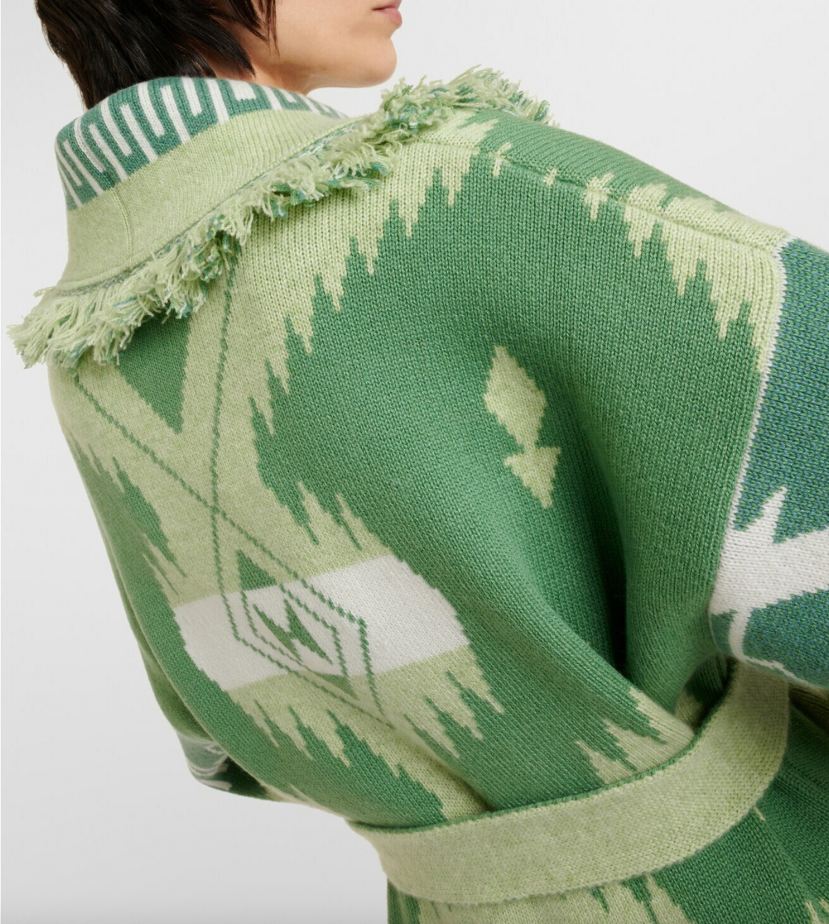The Sage Canyon Fringe Cardigan