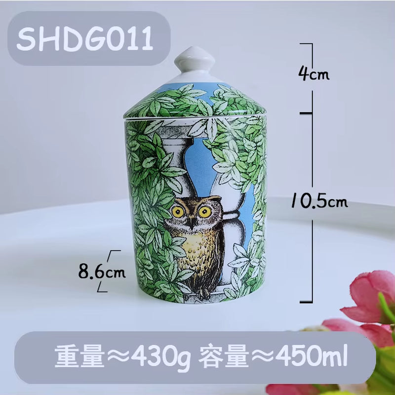 Designer Scented Candle in Ceramic Jar