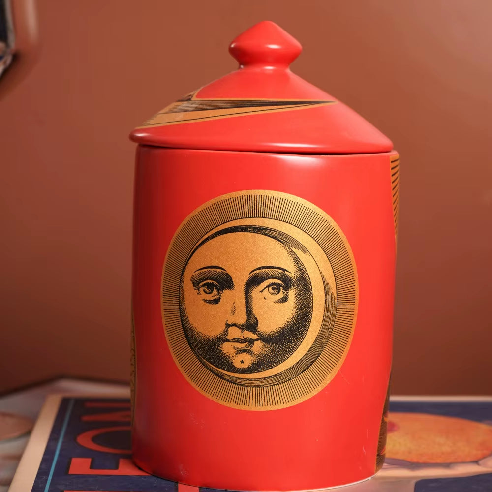 Designer Scented Candle in Ceramic Jar