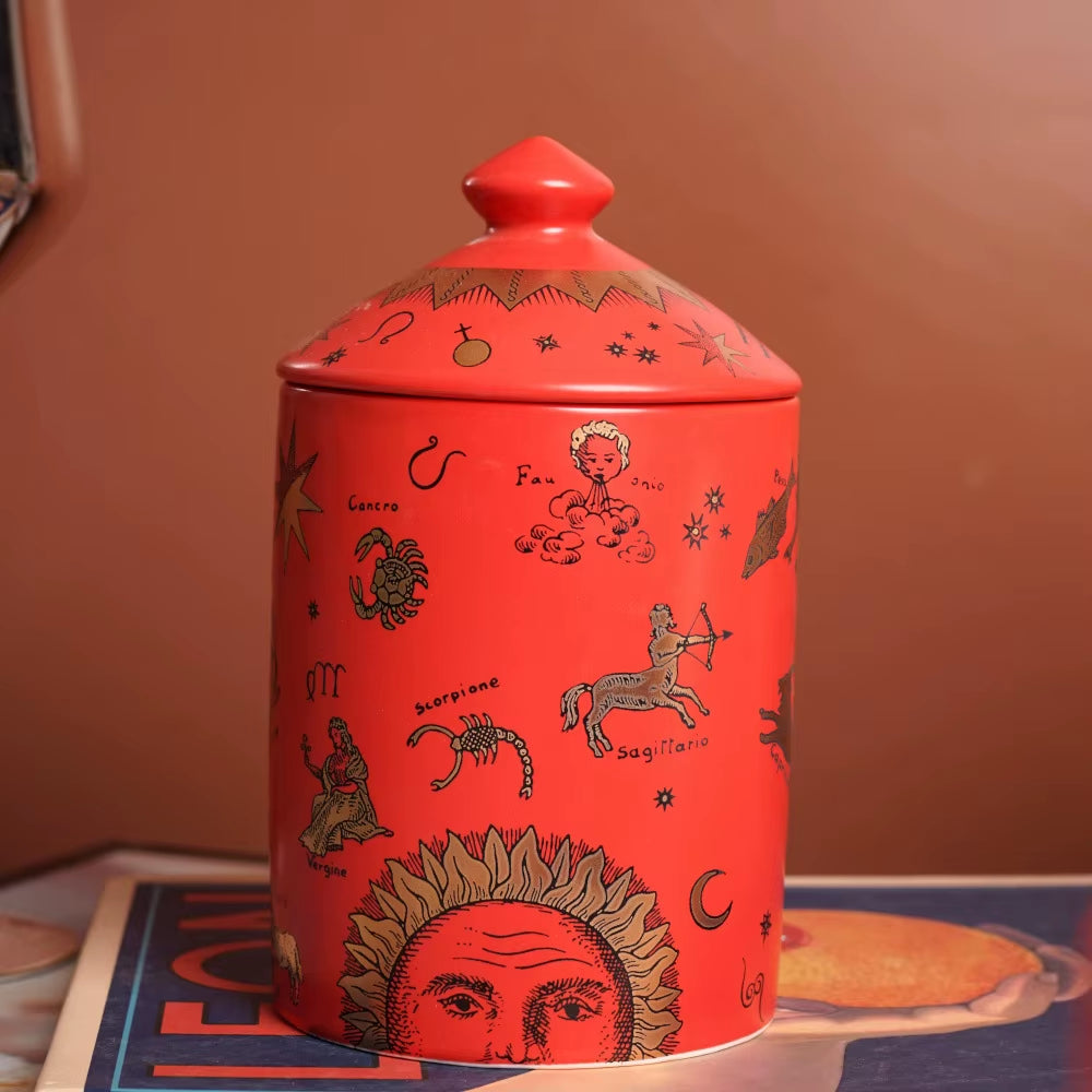 Designer Scented Candle in Ceramic Jar