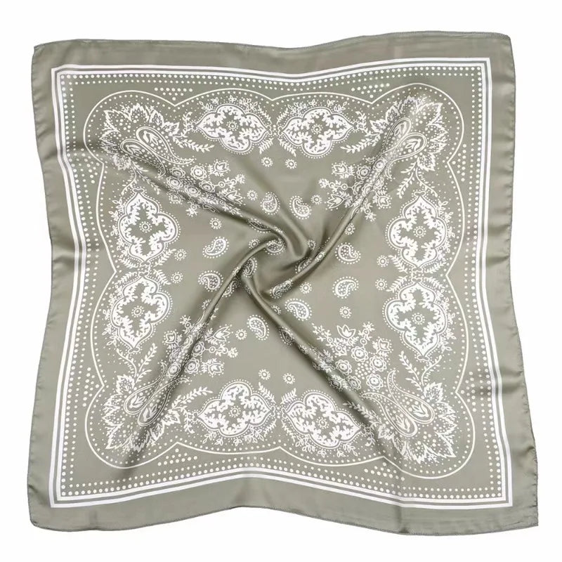 Bandana Silk-Blend Scarf