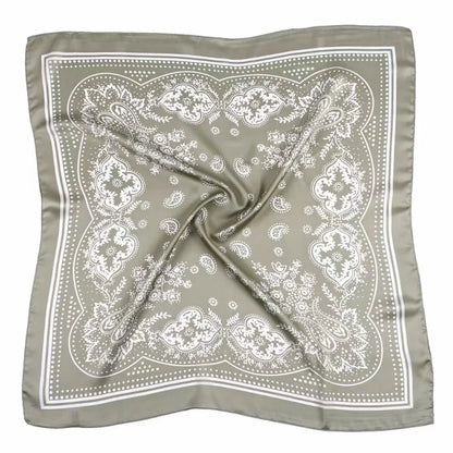 Bandana Silk-Blend Scarf