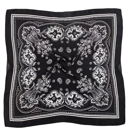 Bandana Silk-Blend Scarf