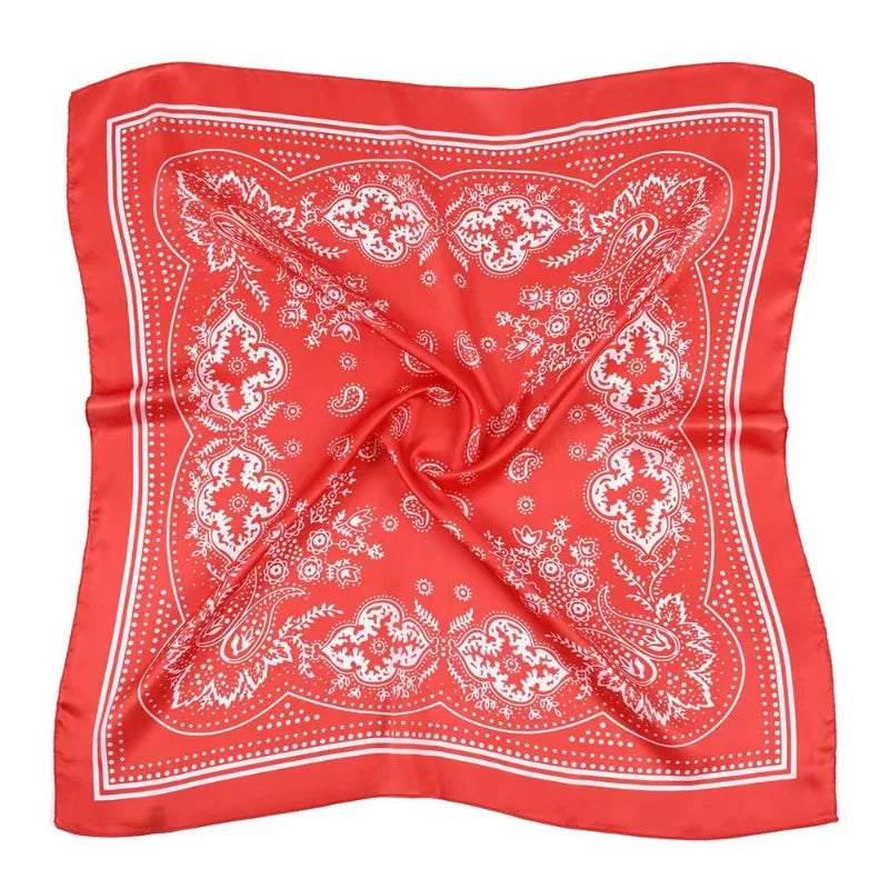 Bandana Silk-Blend Scarf