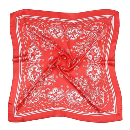 Bandana Silk-Blend Scarf