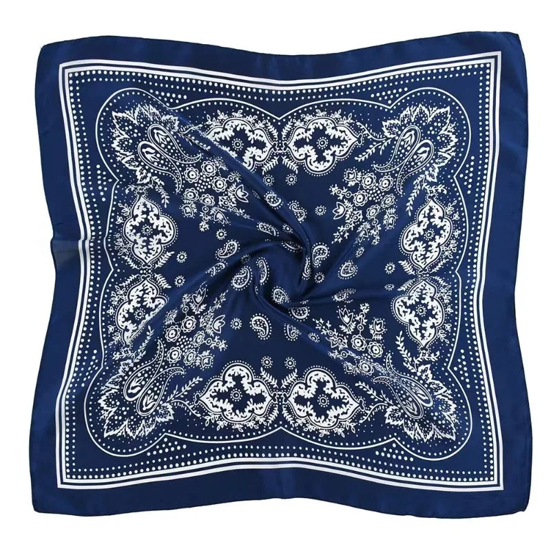 Bandana Silk-Blend Scarf