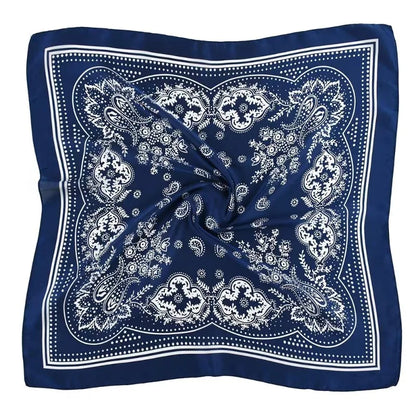 Bandana Silk-Blend Scarf