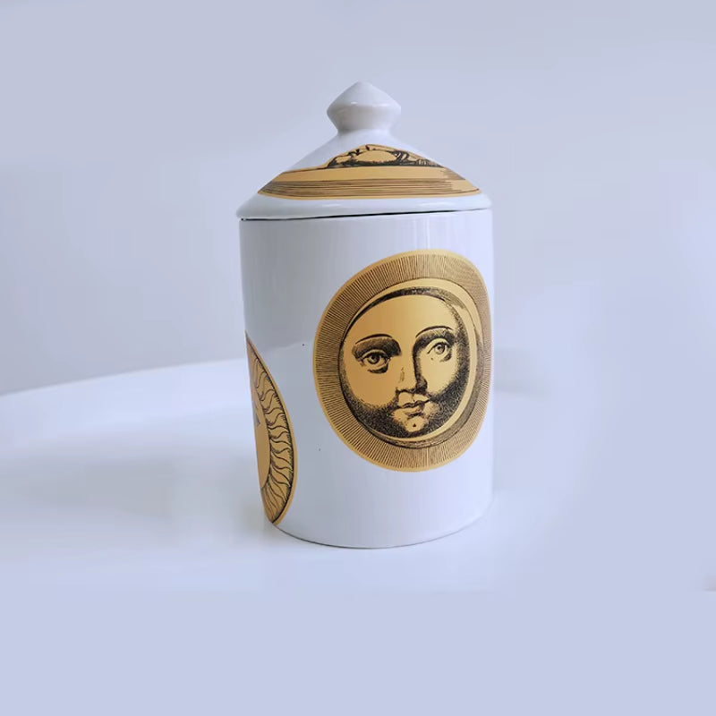 Designer Scented Candle in Ceramic Jar