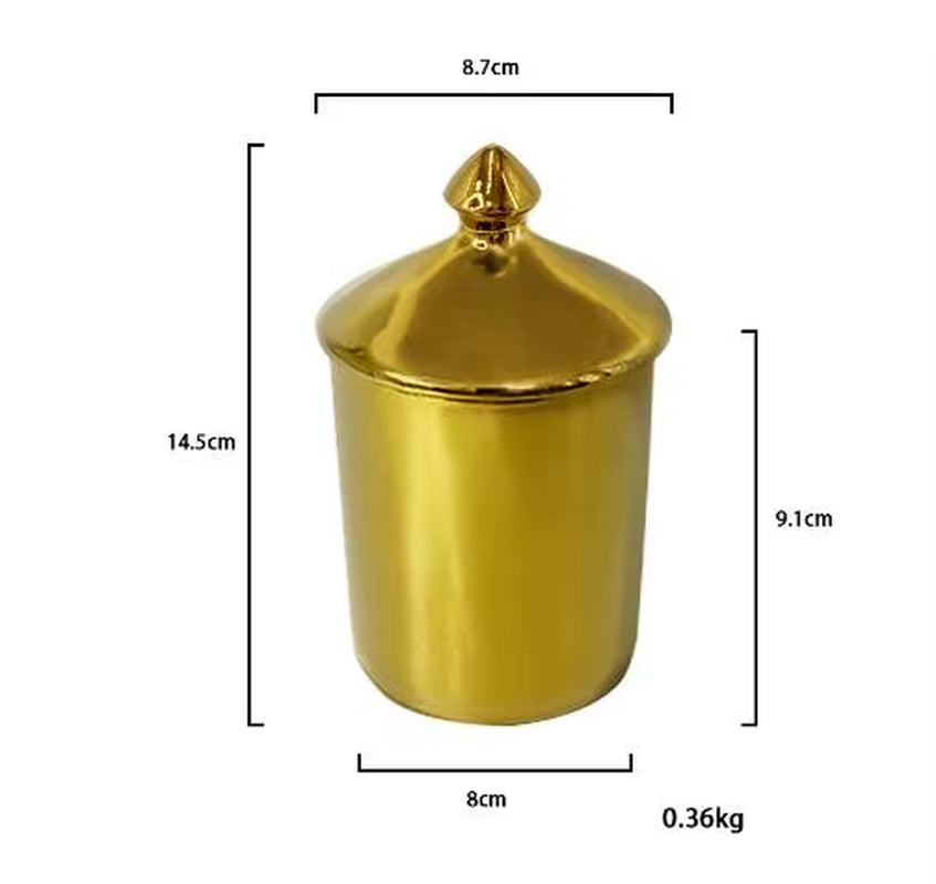 Designer Scented Candle in Ceramic Jar