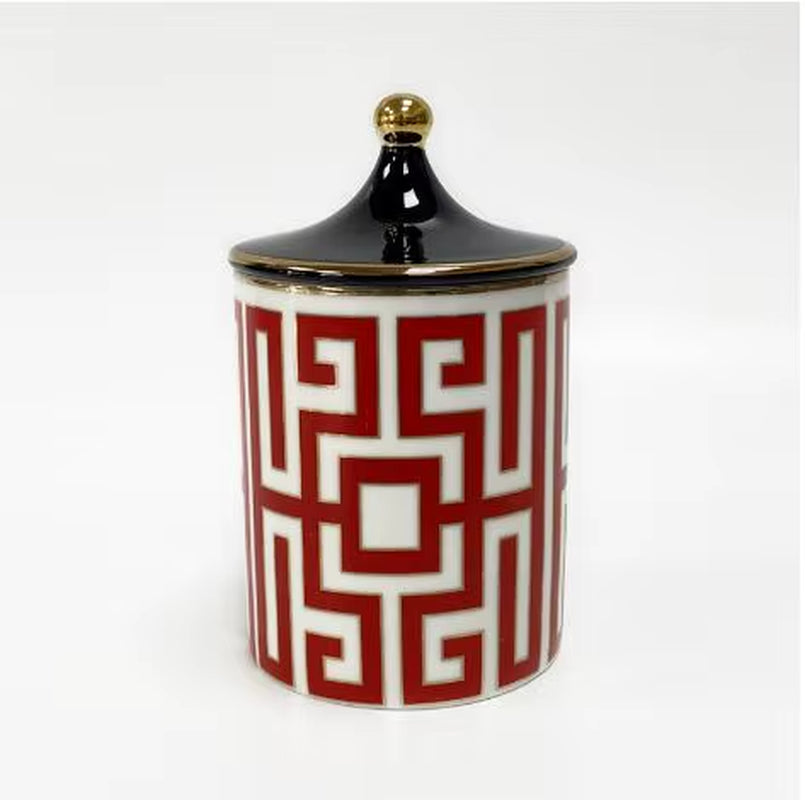 Designer Scented Candle in Ceramic Jar